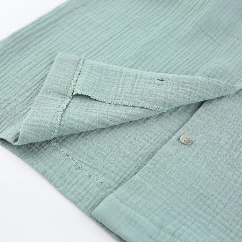 Pijama de dos piezas con cuello