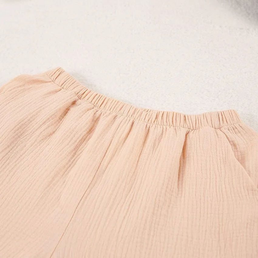 Pijama de muselina con pernera larga