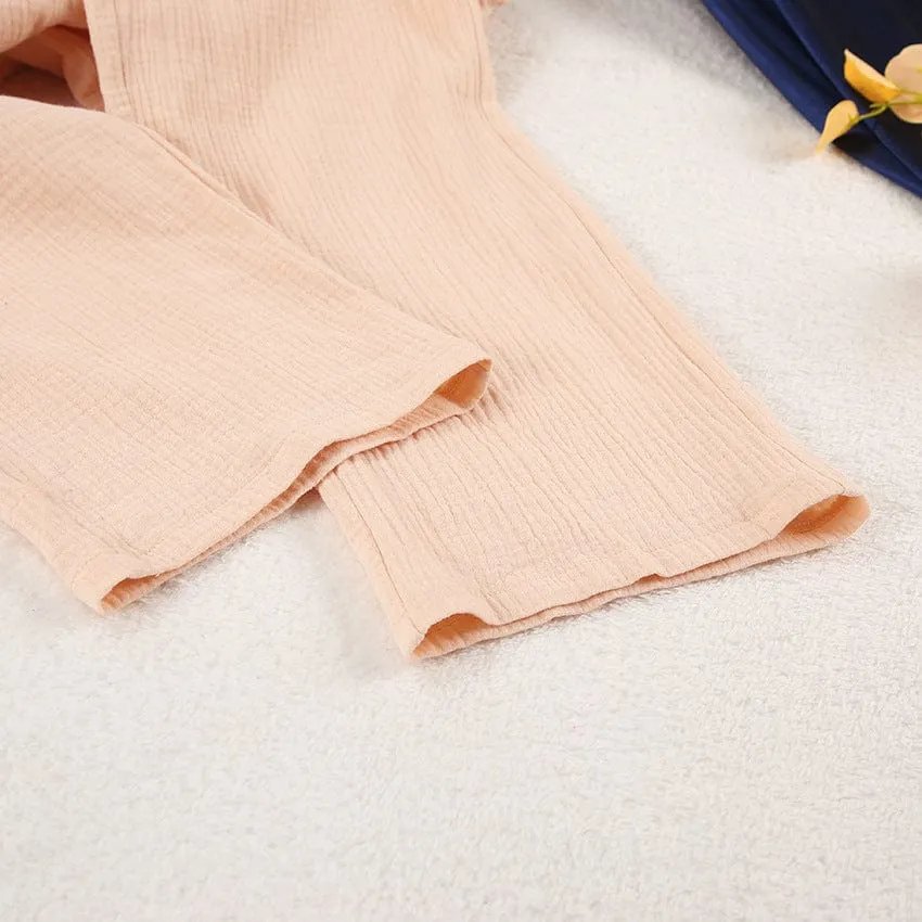 Pijama de muselina con pernera larga