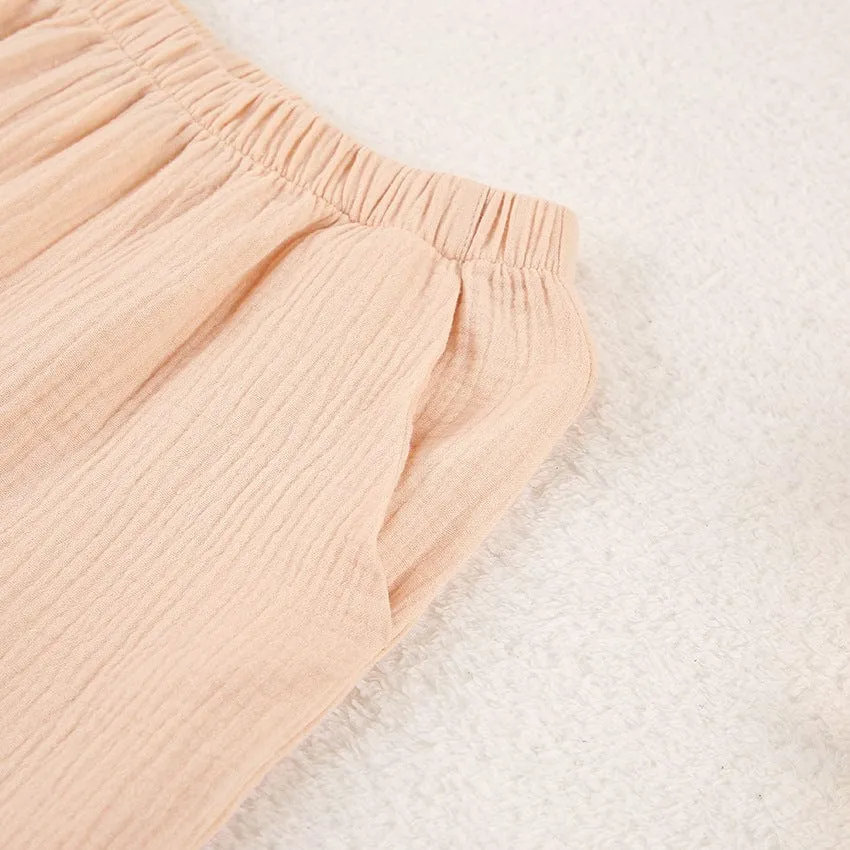 Pijama de muselina con pernera larga
