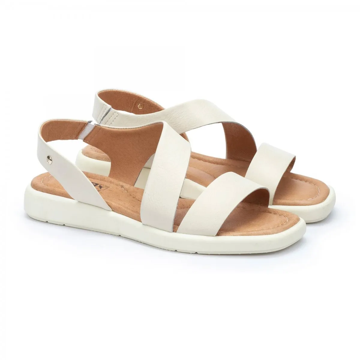 PIKOLINOS SANDALIA CALELLA BAJA CRUDA Y NEGRO PK W5E0565