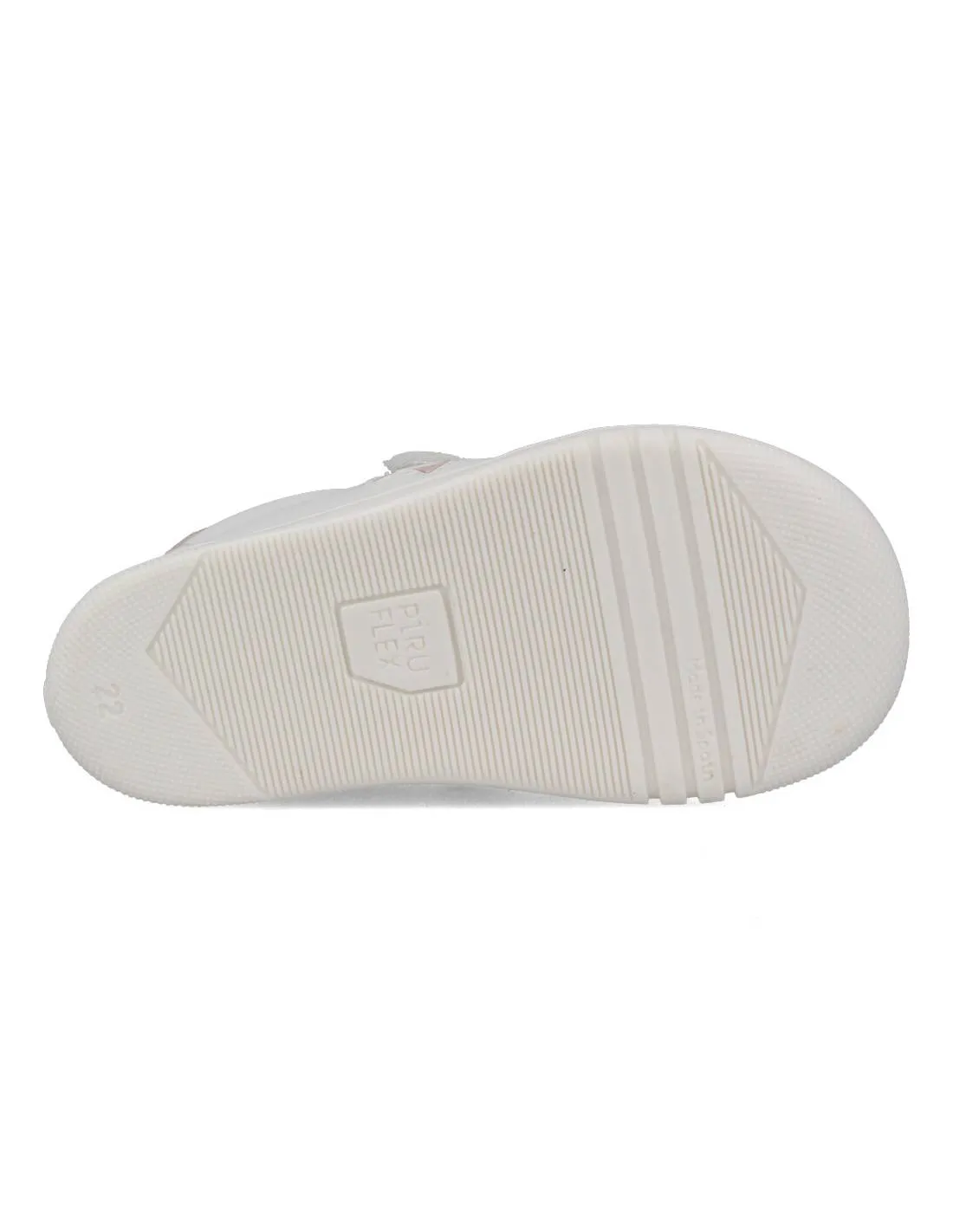 PIRUFIN  DEPORTIVA RESPETUOSA VELCROS BLANCO ROSA