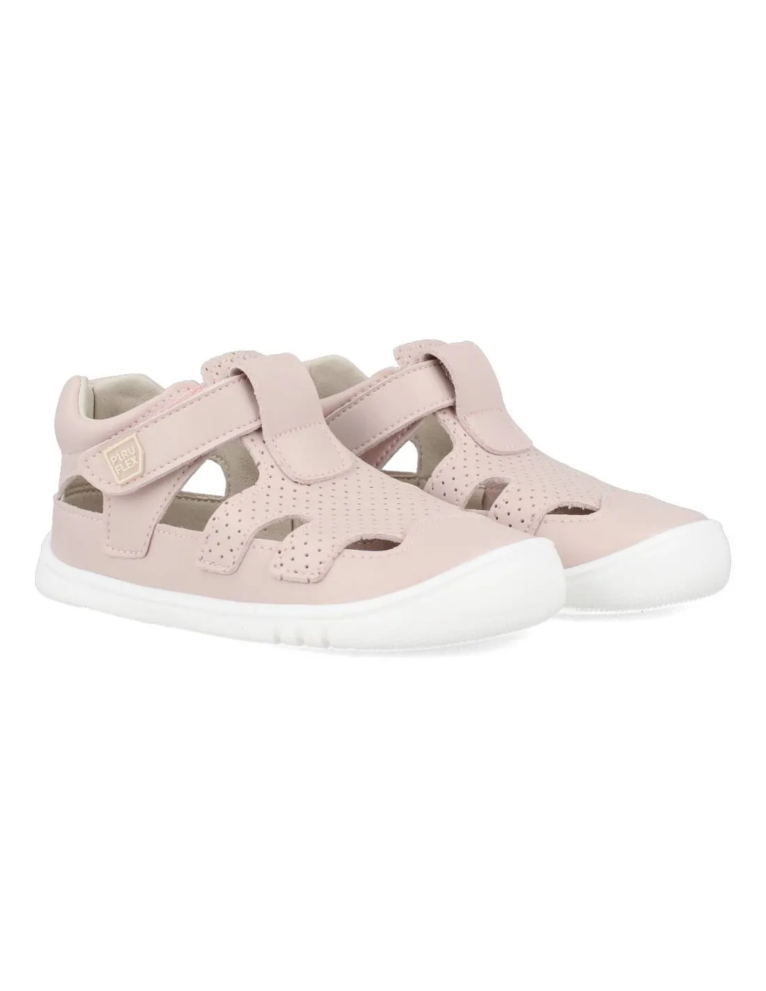 PIRUFIN  SANDALIA PIEL MICRO PERFORADA RESPETUOSA ROSA