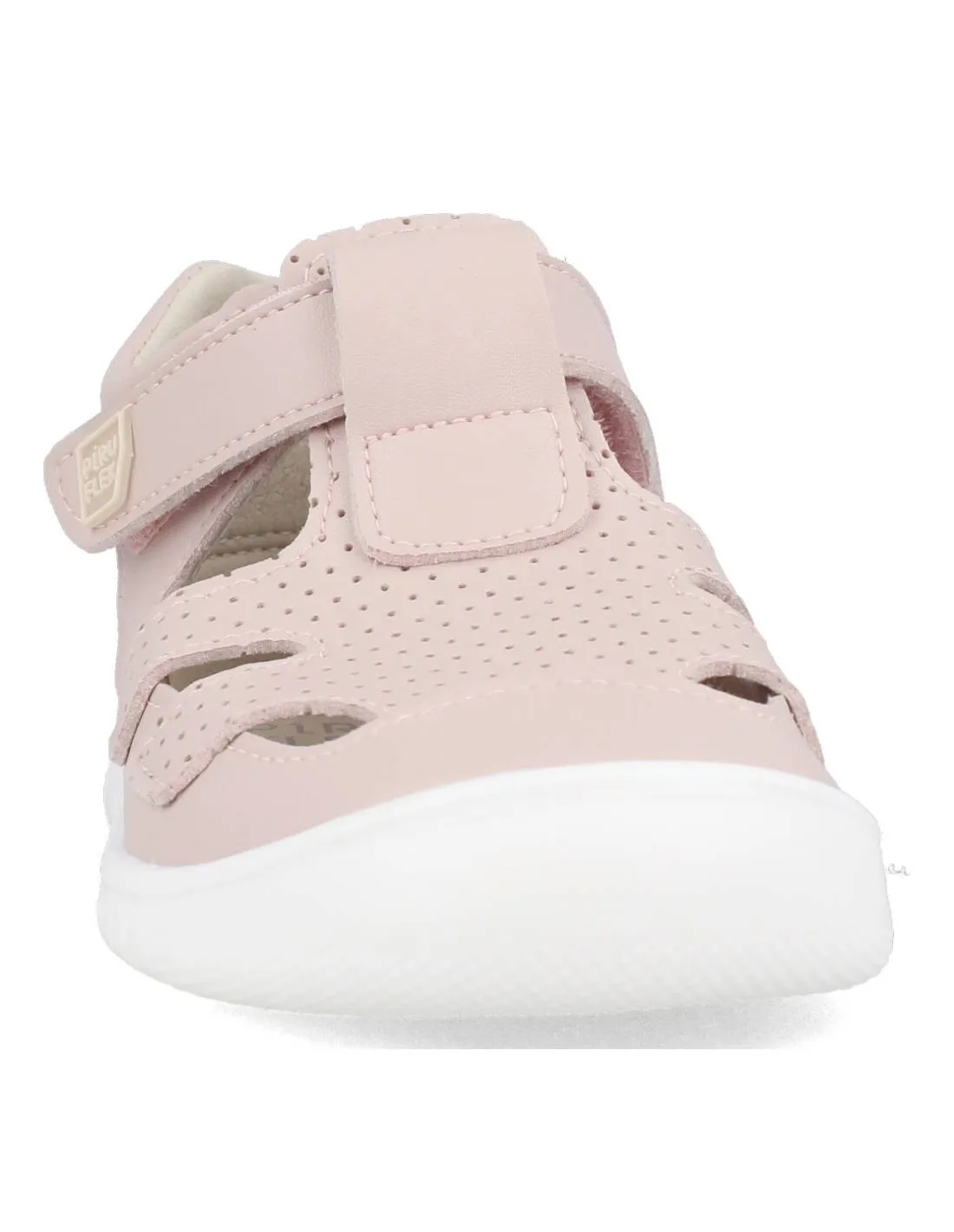 PIRUFIN  SANDALIA PIEL MICRO PERFORADA RESPETUOSA ROSA