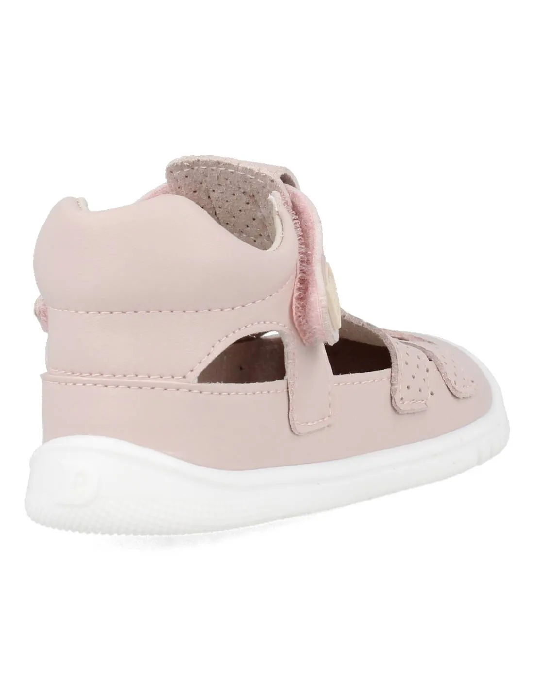 PIRUFIN  SANDALIA PIEL MICRO PERFORADA RESPETUOSA ROSA