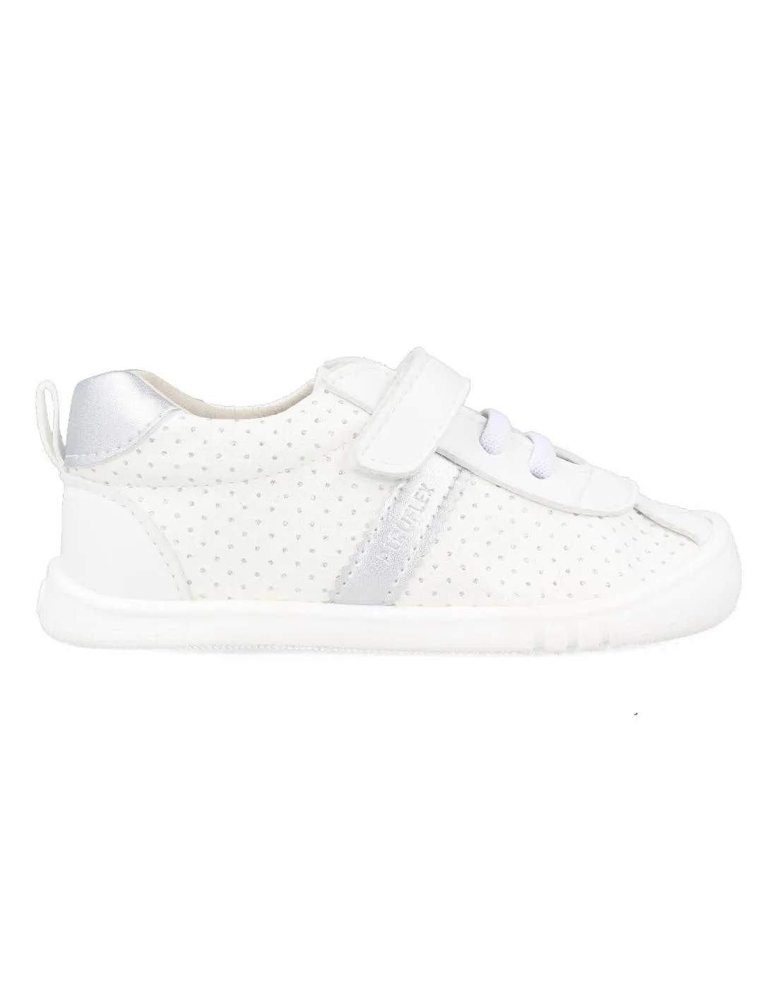 PIRUFIN  ZAPATILLA RESPETUOSA CASUAL MICROPERFORADA PLATA