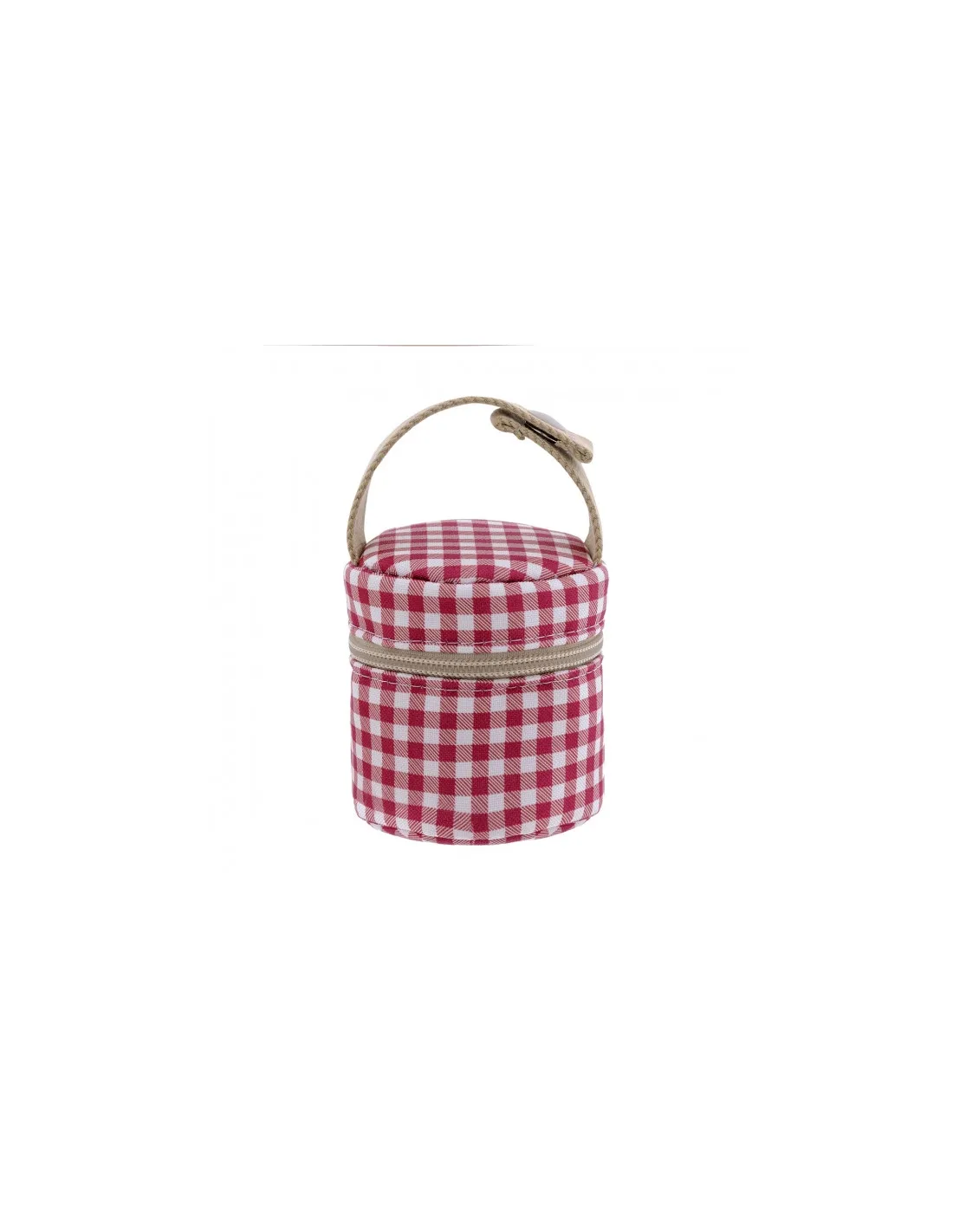 Portachupetes Vichy rojo de Cambrass