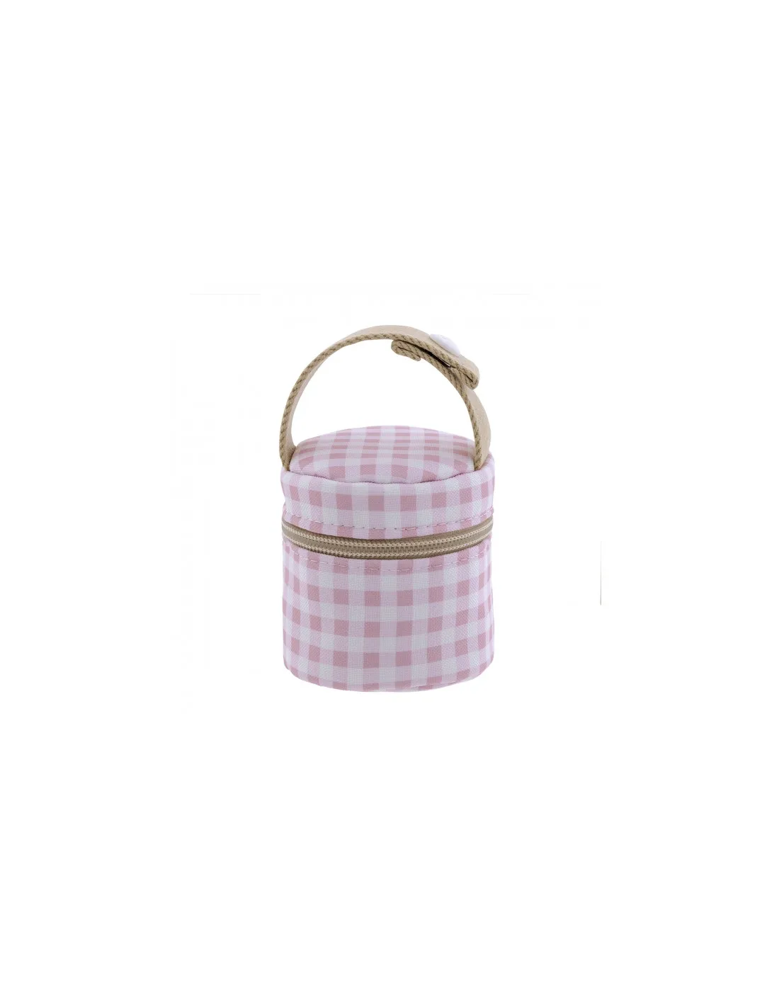 Portachupetes Vichy rosa de Cambrass