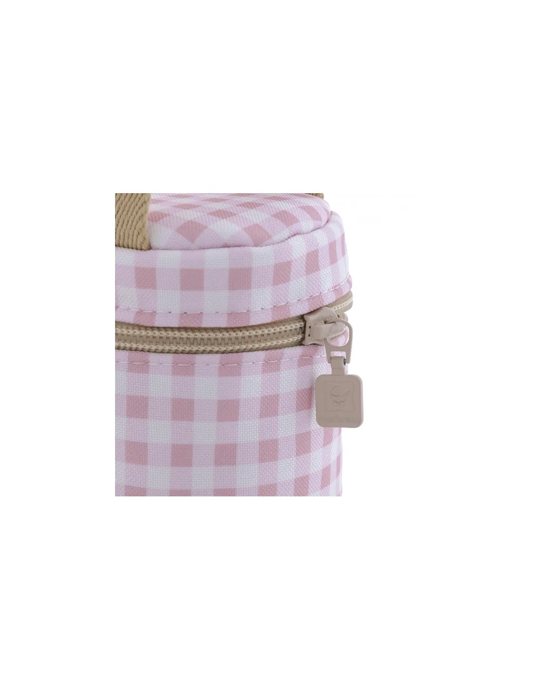 Portachupetes Vichy rosa de Cambrass