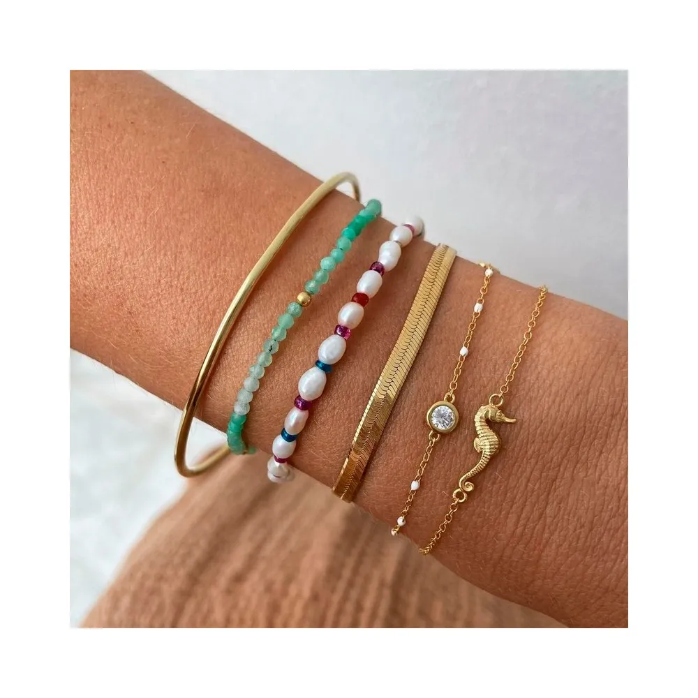 Pulsera Seahorse Oro