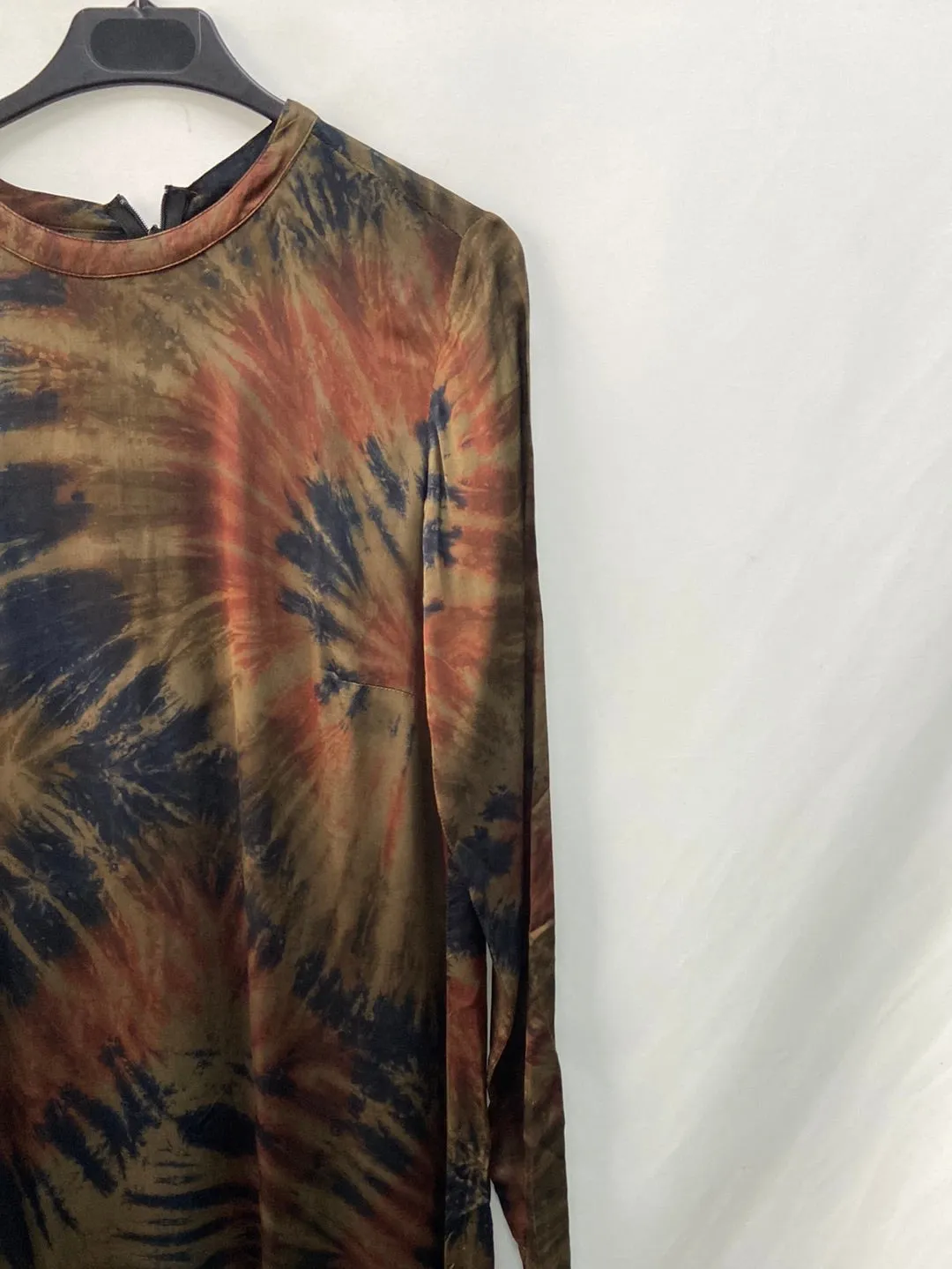 RABENS.Vestido largo tie dye T.s
