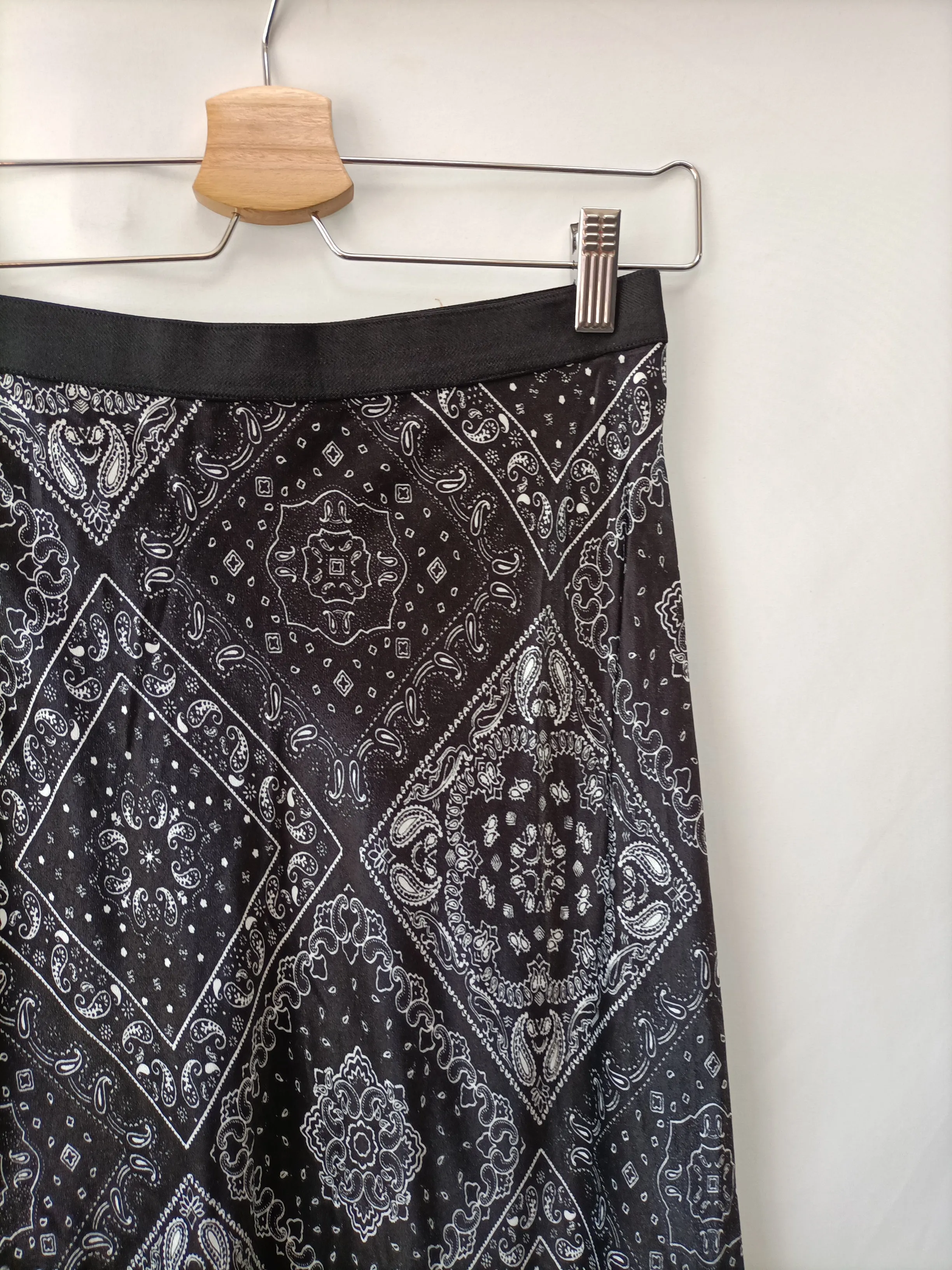 RAILS.Falda midi amebas T.xs