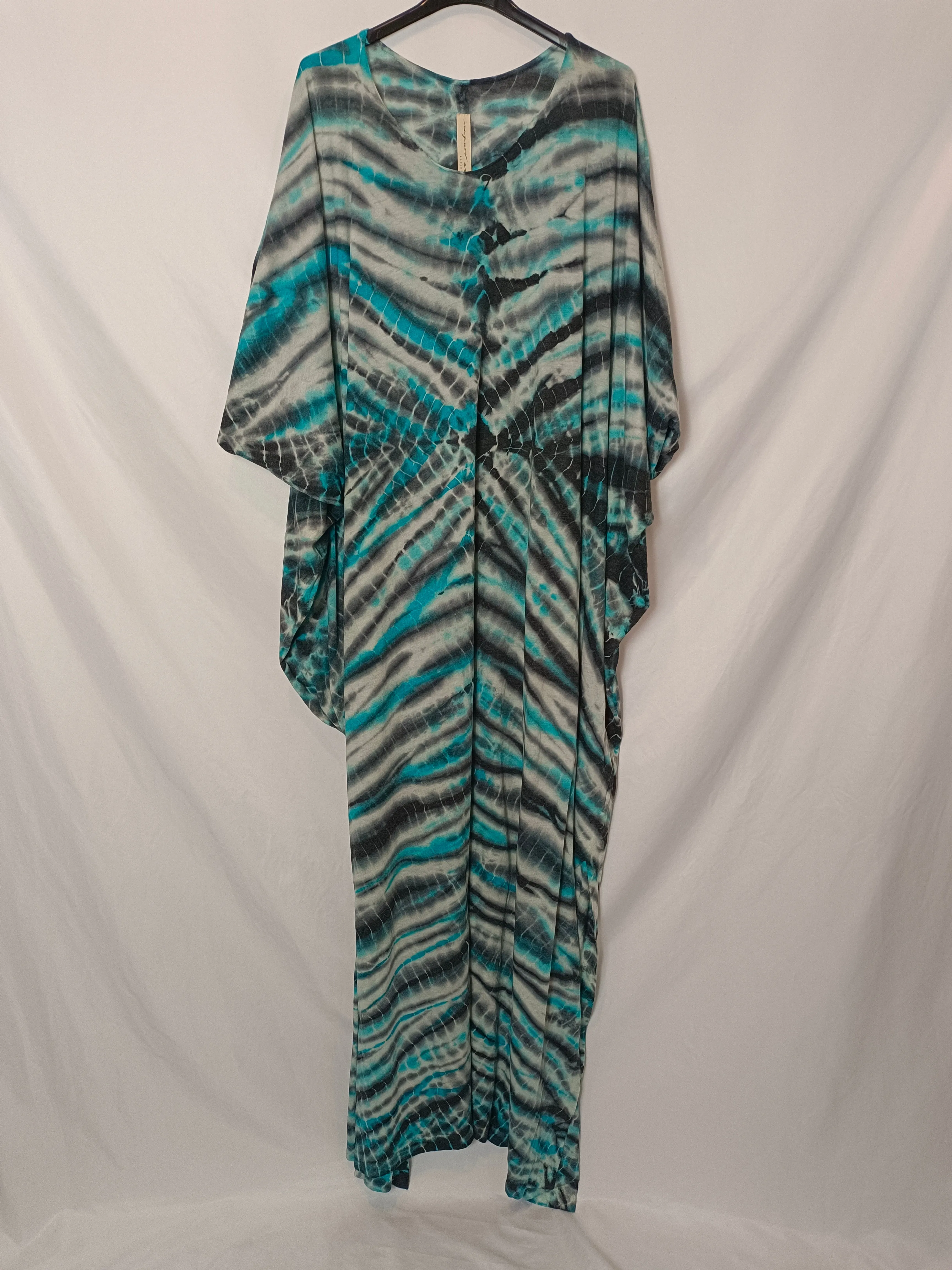 RAQUEL ALLEGRA. Caftán largo tie dye T.s