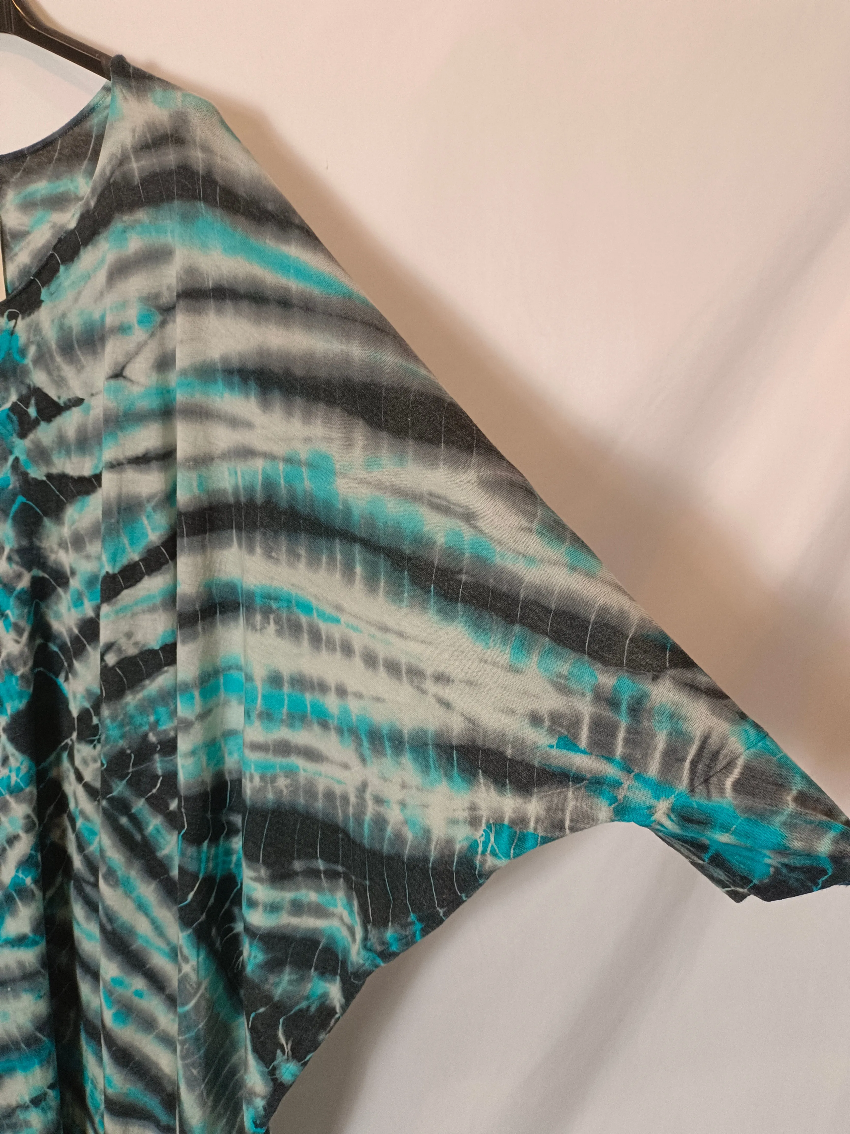 RAQUEL ALLEGRA. Caftán largo tie dye T.s