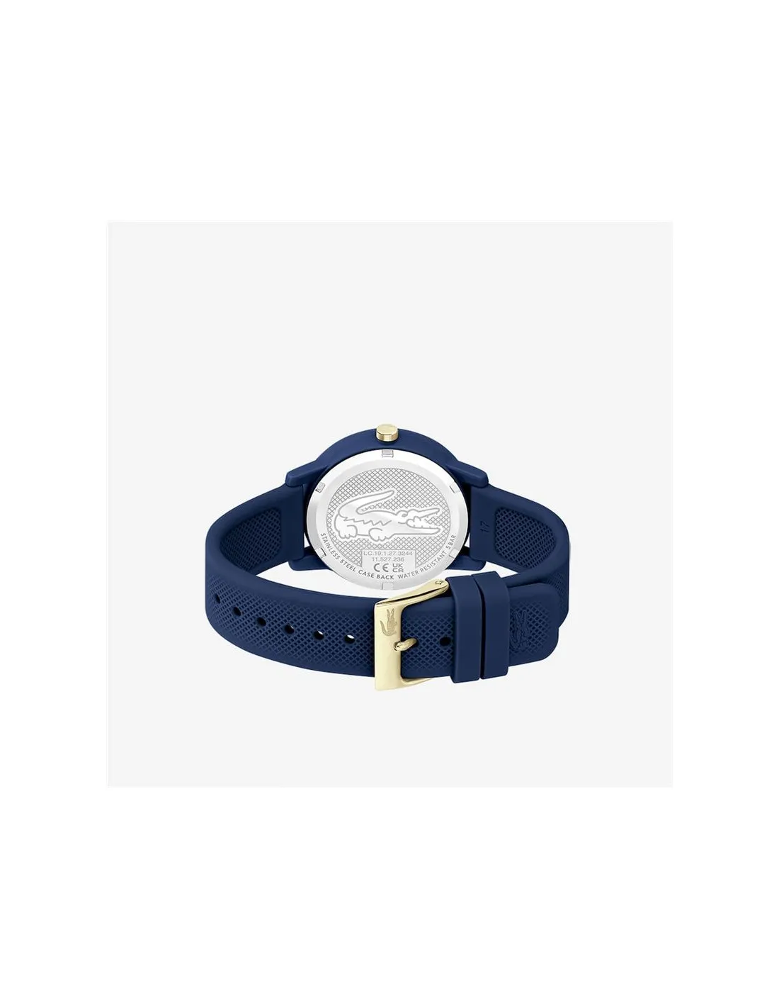Reloj 3 agujas, Lacoste  caja de TR90 azul oscuro mate de 36mm