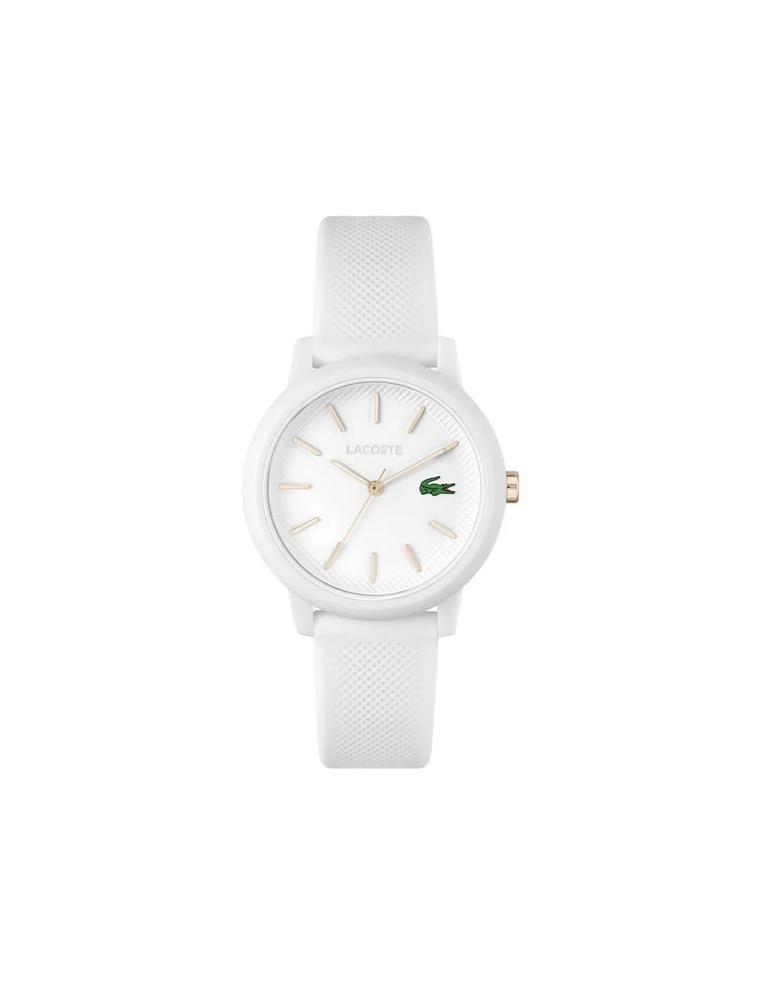 Reloj 3 agujas, Lacoste caja de TR90 blanco mate de 36mm