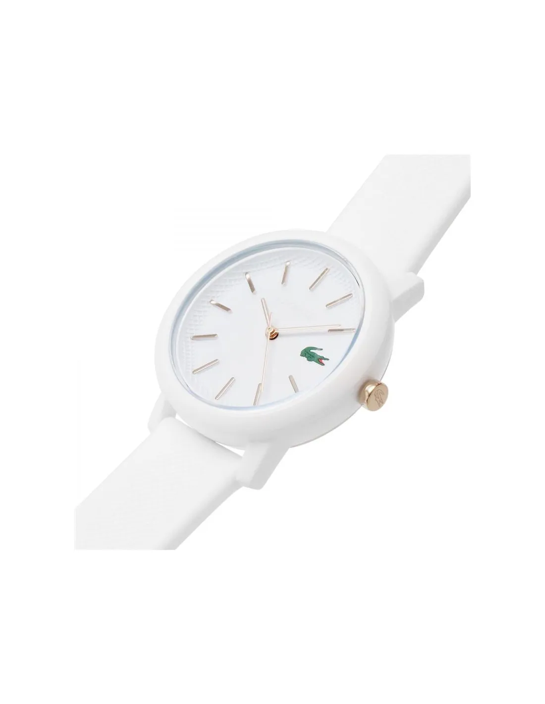 Reloj 3 agujas, Lacoste caja de TR90 blanco mate de 36mm
