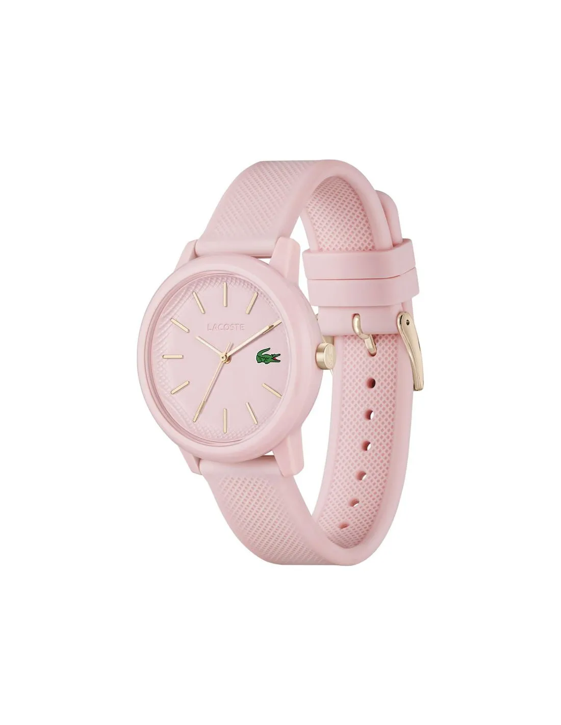 Reloj 3 agujas, Lacoste caja de TR90 rosa mate de 36mm