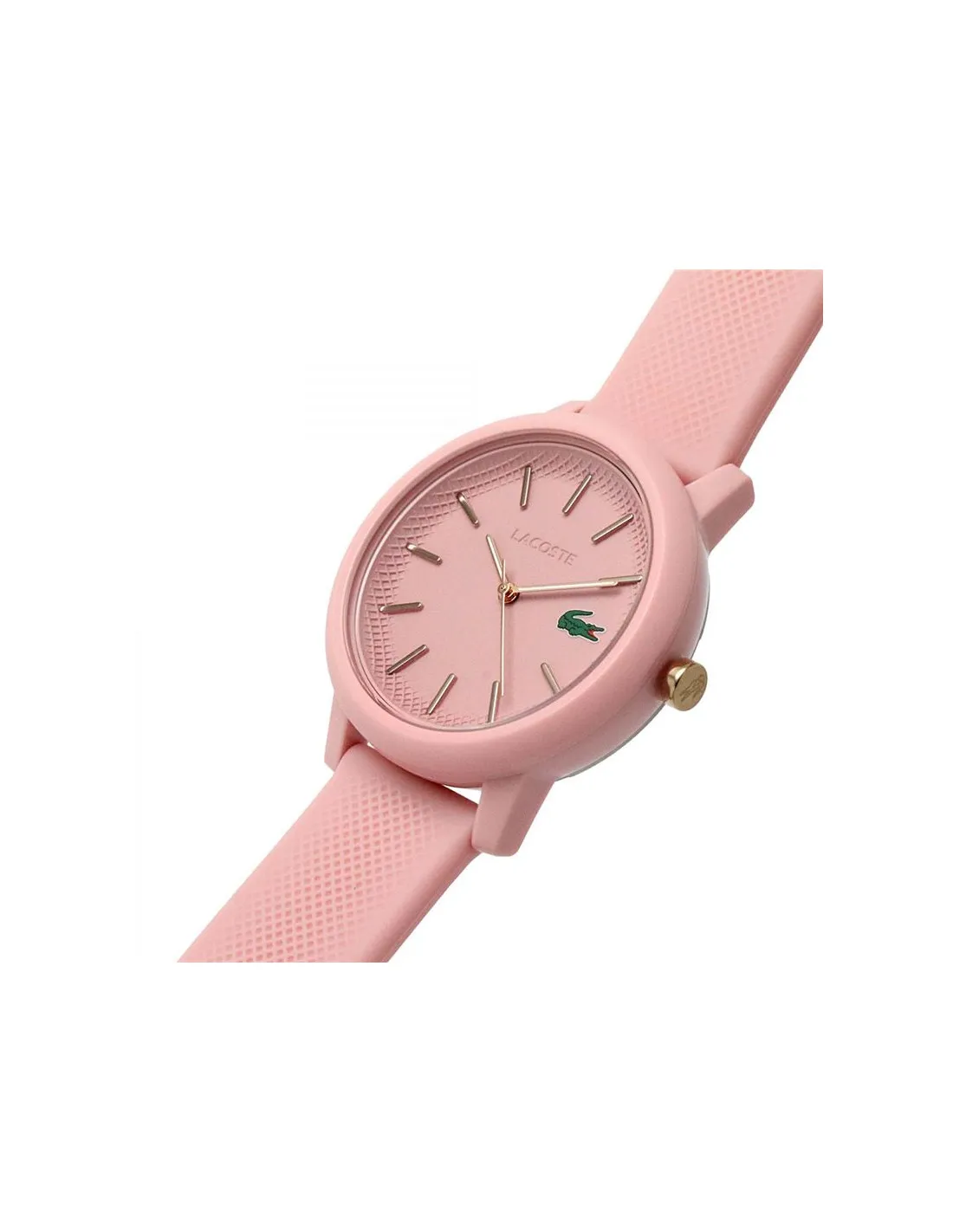 Reloj 3 agujas, Lacoste caja de TR90 rosa mate de 36mm