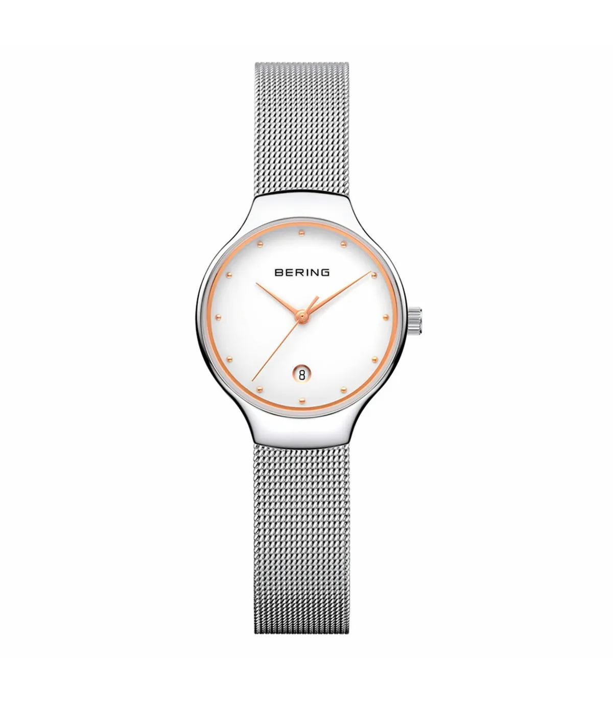 RELOJ BERING CLASSIC MUJER ACERO INOXIDABLE DETALLES DORADOS  13326001