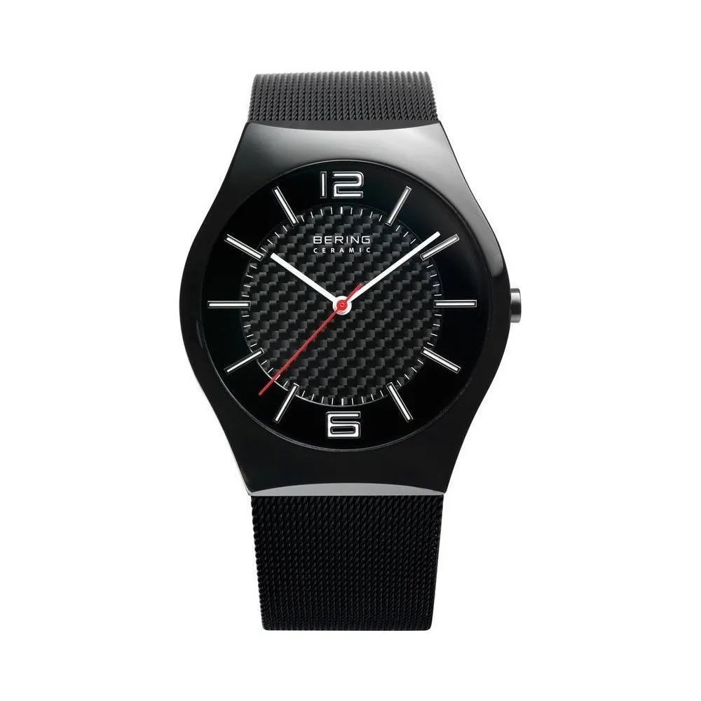 Reloj Bering de  Hombre.  Coleccion MENS  CERAMIC  BLACK.  