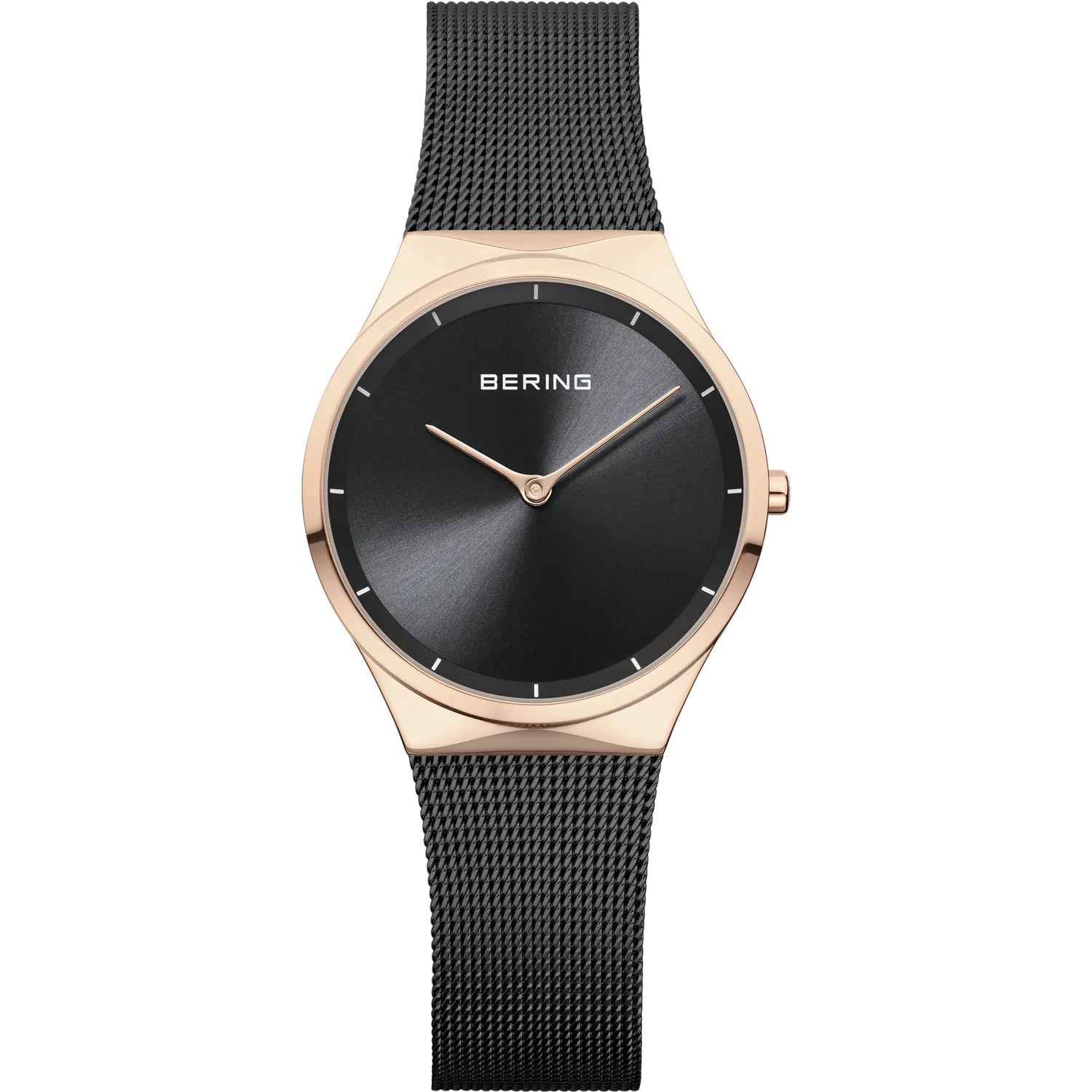 Reloj Bering Minimalista Mujer Rose/Negro
