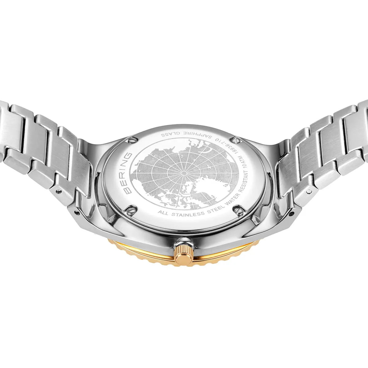 RELOJ BERING MUJER BICOLOR ESFERA BLANCA 18936710