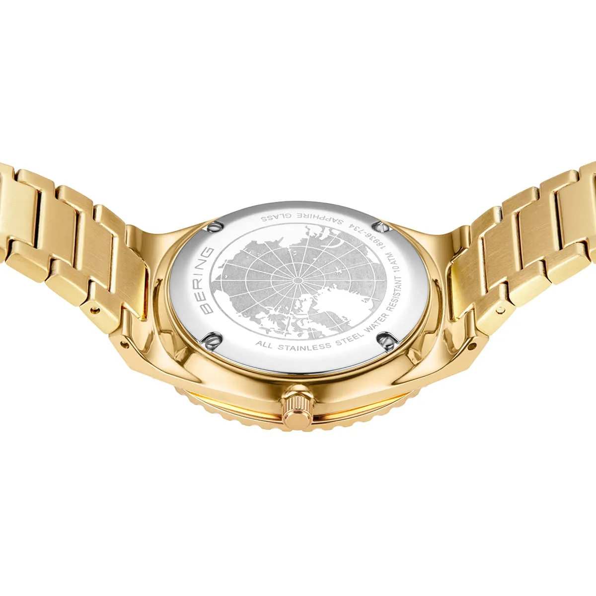 RELOJ BERING MUJER DORADO ESFERA BLANCA 18936734