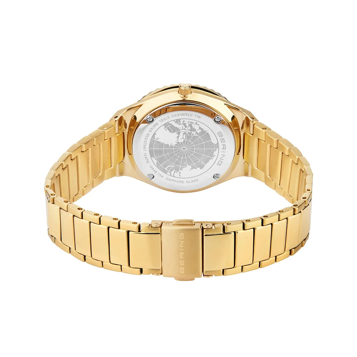 RELOJ BERING MUJER DORADO ESFERA BLANCA 18936734