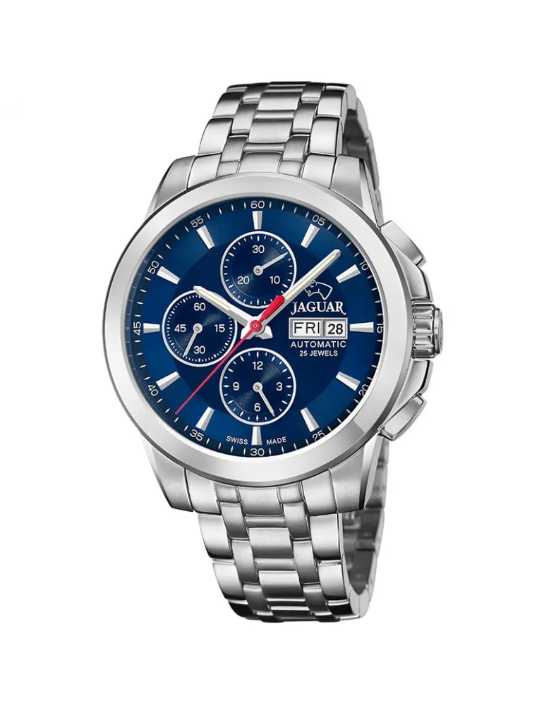 Reloj Jaguar Hombre Swiss Made Automático J978 Azul