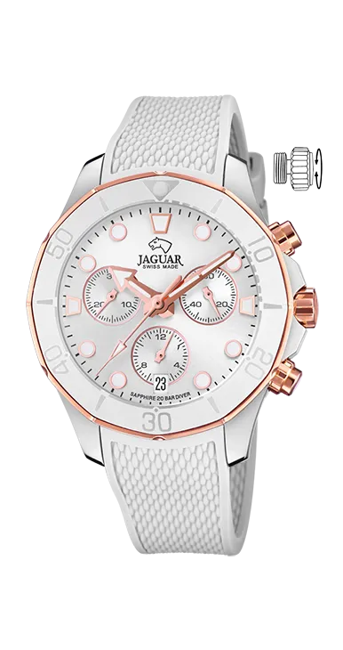 Reloj Jaguar Mujer Rose/Blanco J890/1
