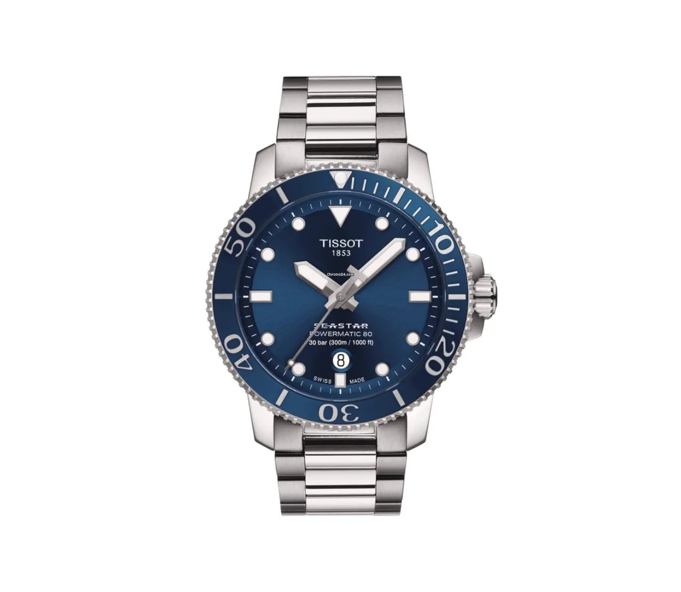 Reloj Tissot Seastar 1000 Powermatic 80 T1204071104103
