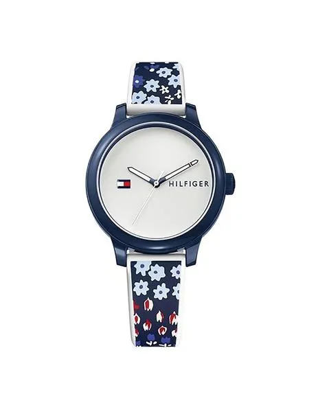 reloj tommy hilfiger blue flowers