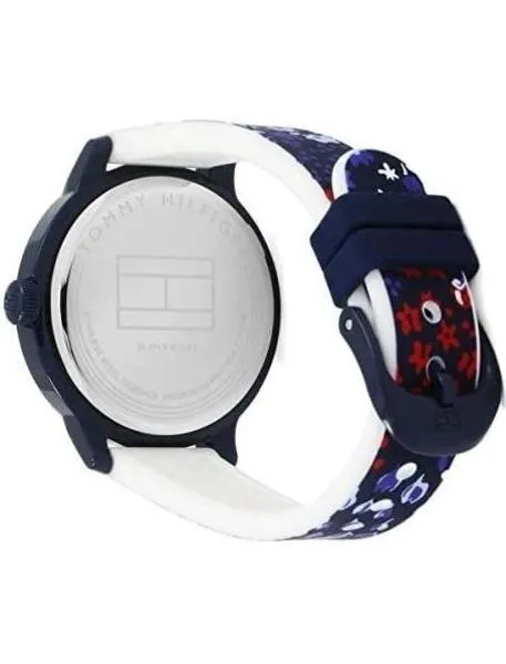 reloj tommy hilfiger blue flowers