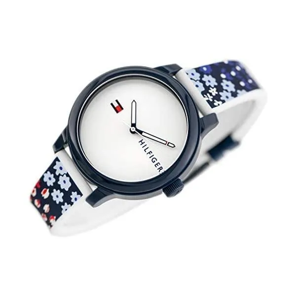 reloj tommy hilfiger blue flowers