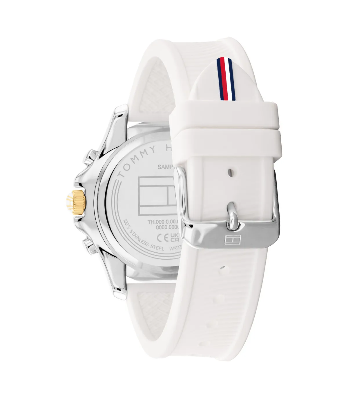 RELOJ TOMMY HILFIGER BROOKLYN MUJER SILICONA BLANCA MULTIFUNCIóN  1782568