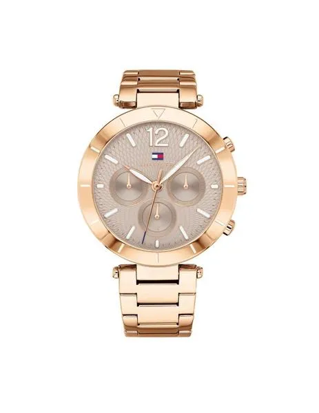 reloj tommy hilfiger chloe gold