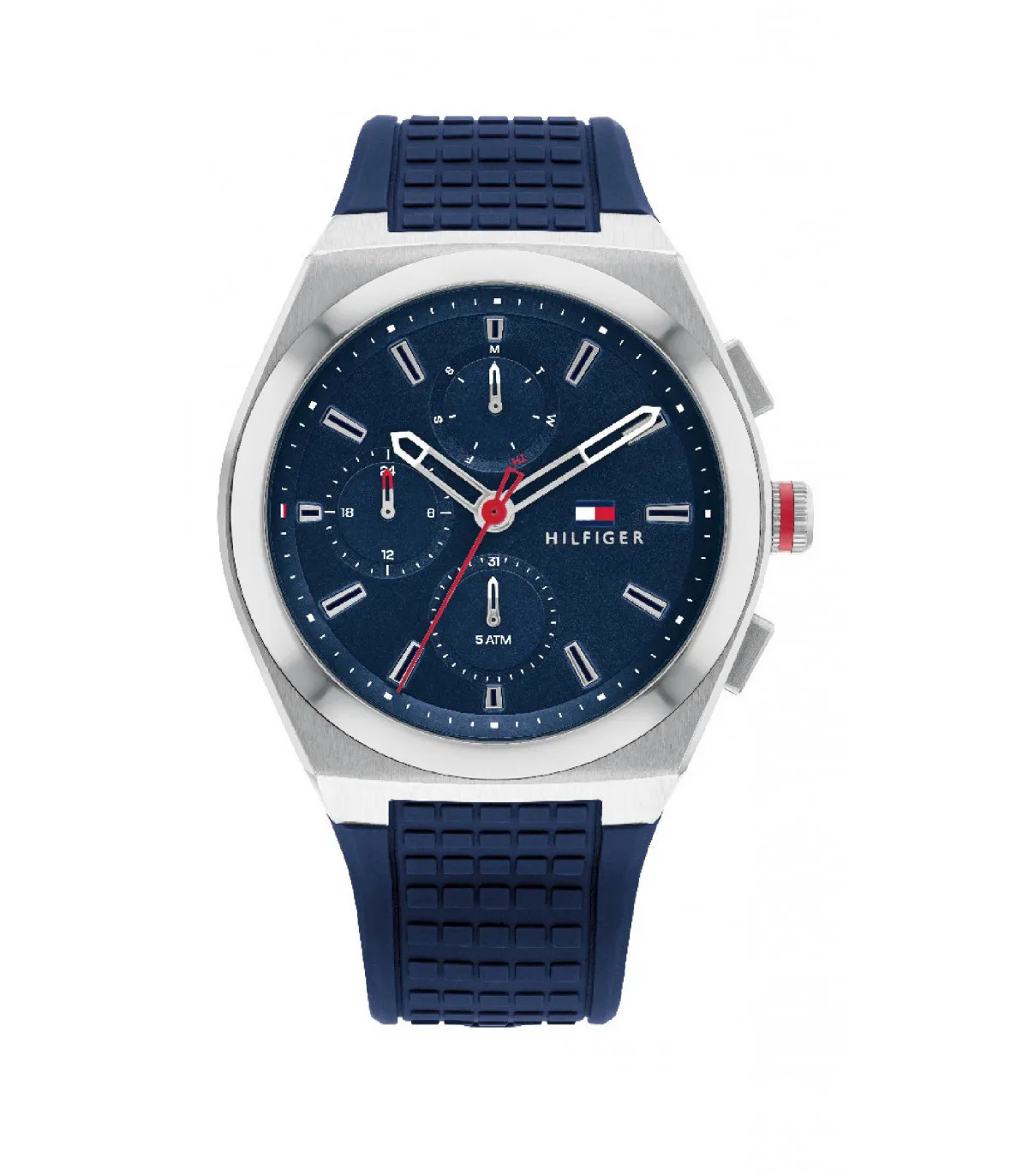 RELOJ TOMMY HILFIGER CONNOR HOMBRE SILICONA AZUL  1791899