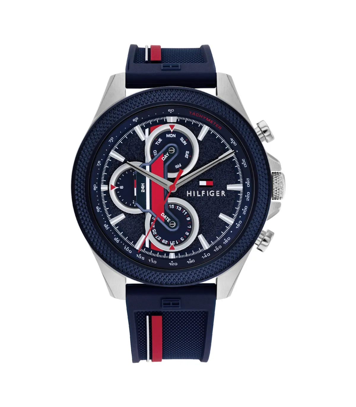 RELOJ TOMMY HILFIGER HOMBRE CLARK SILICONA AZUL  1792083
