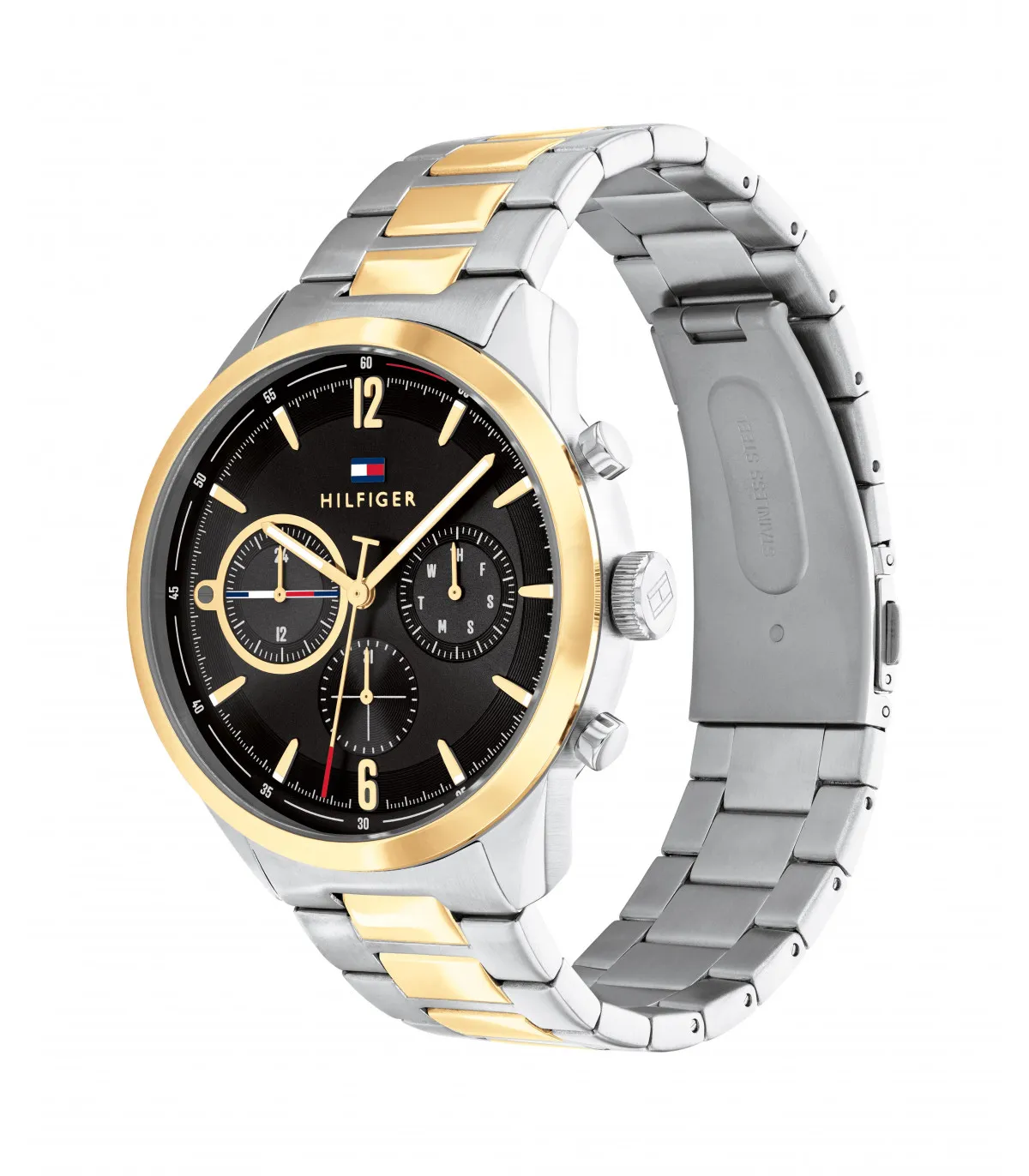 RELOJ TOMMY HILFIGER MATTHEW HOMBRE ACERO BICOLOR ESFERA NEGRA  1791944