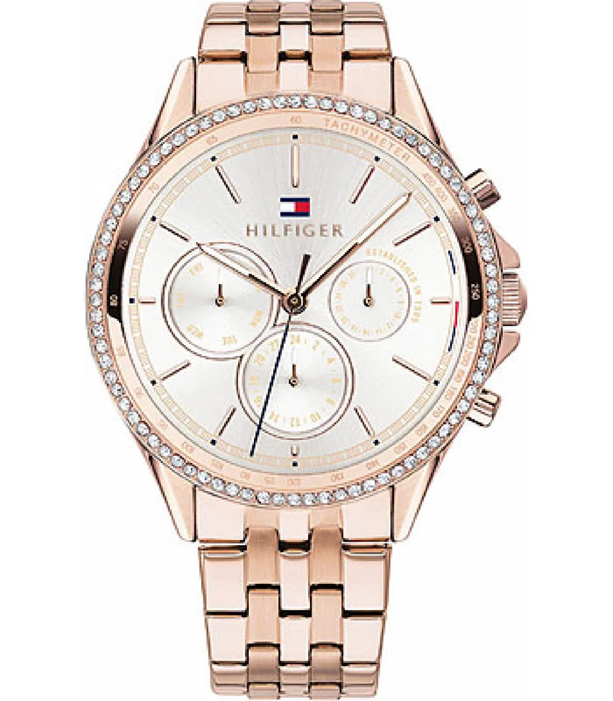 RELOJ TOMMY HILFIGER MUJER ROSE CON CIRCONITAS  1781978