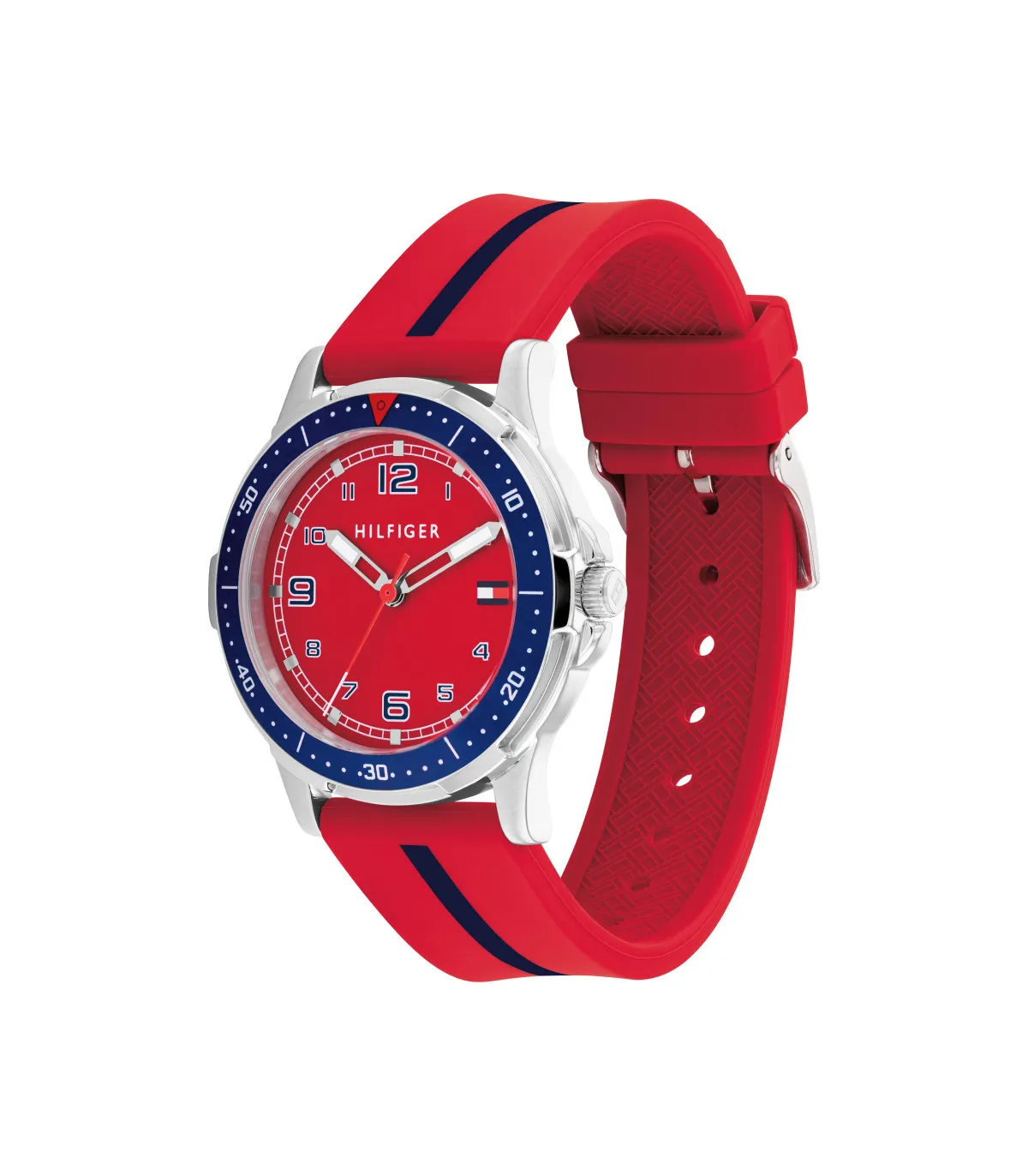 RELOJ TOMMY HILFIGER NIñO ROJO Y AZUL ANALóGICO  1720035