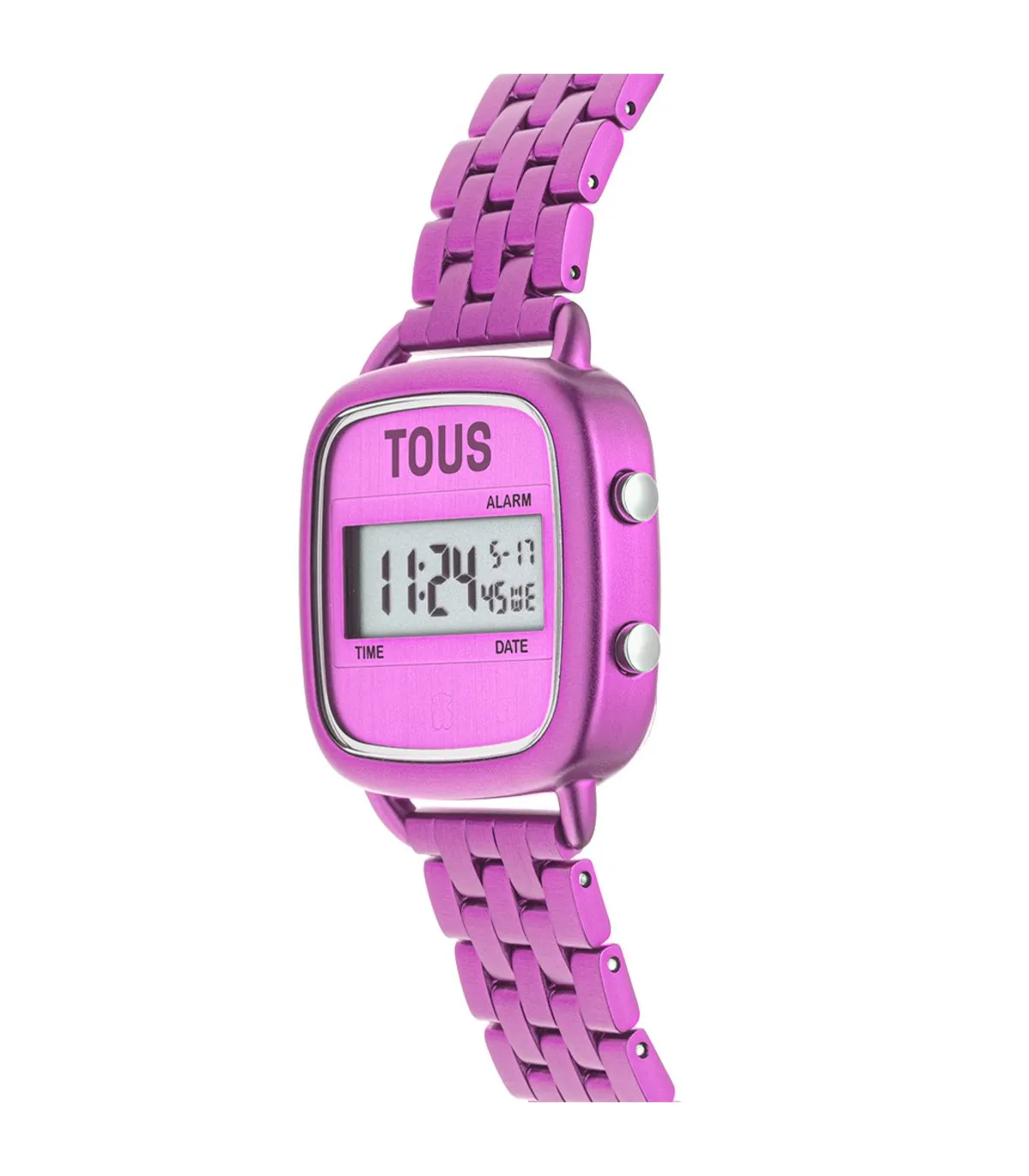 RELOJ TOUS DIGITAL DLOGO BRAZALETE ALUMINIO LILA  300358003
