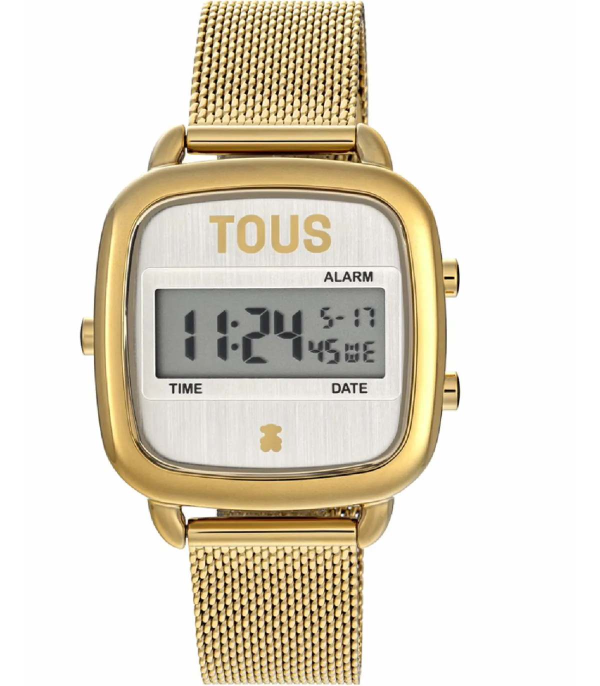 RELOJ TOUS DIGITAL DLOGO NEW MUJER CON BRAZALETE DE ACERO IP DORADO  300358090