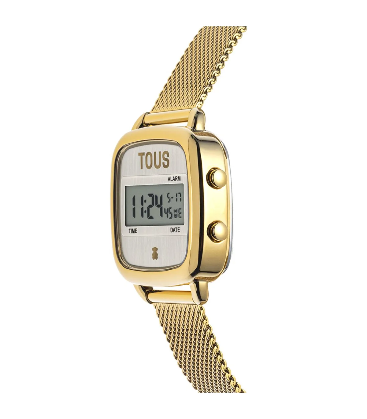 RELOJ TOUS DIGITAL DLOGO NEW MUJER CON BRAZALETE DE ACERO IP DORADO  300358090