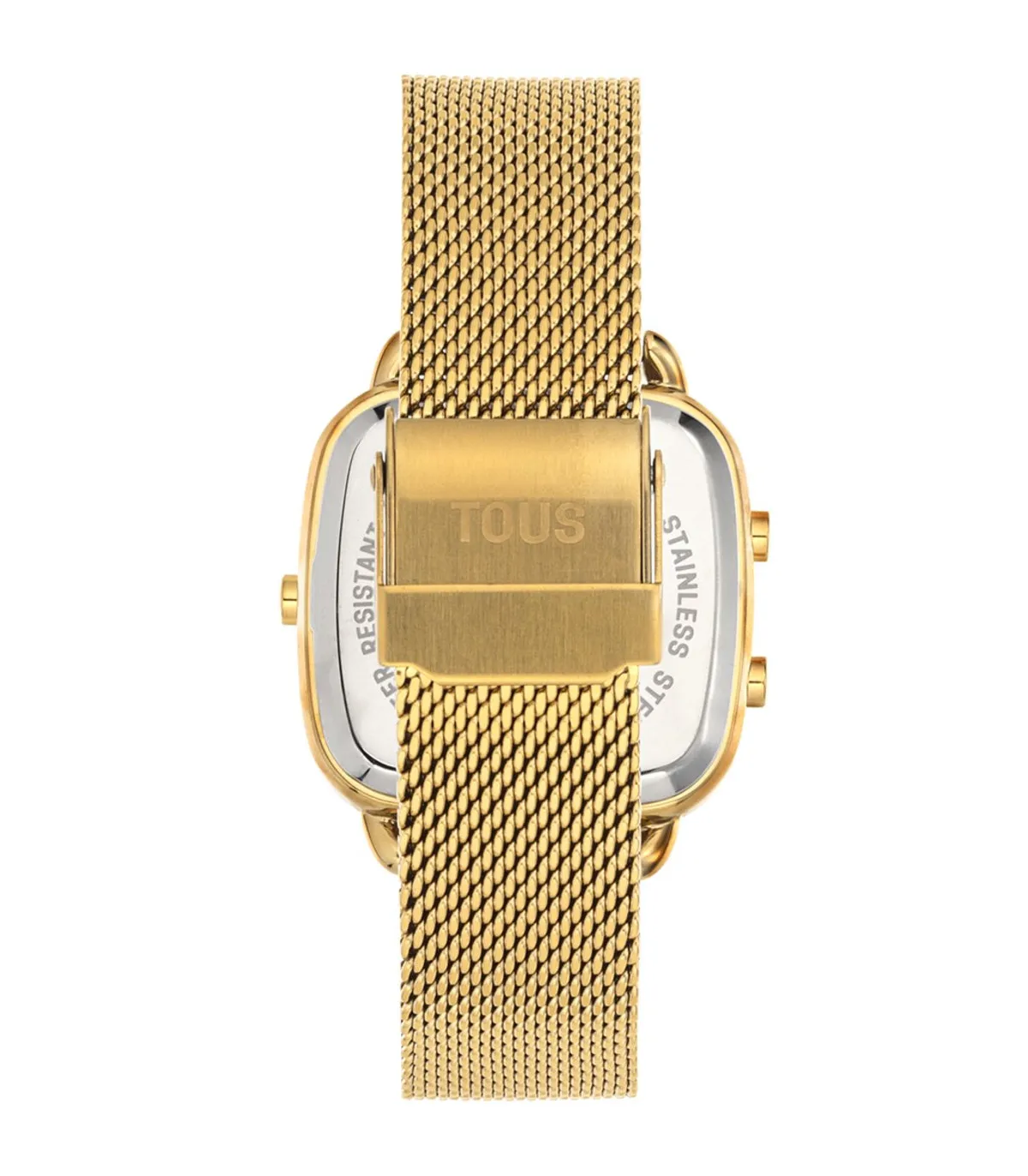 RELOJ TOUS DIGITAL DLOGO NEW MUJER CON BRAZALETE DE ACERO IP DORADO  300358090