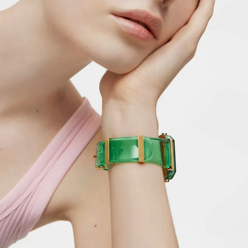 RELOJ TOUS DIGITAL DE POLICARBONATO MENTA Y ACERO IPG DORADO DBEAR FRESH 3000133000