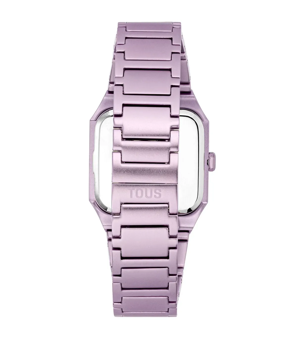 RELOJ TOUS KARAT SQUARED ANALóGICO MUJER CON BRAZALETE DE ALUMINIO ROSA  300358041