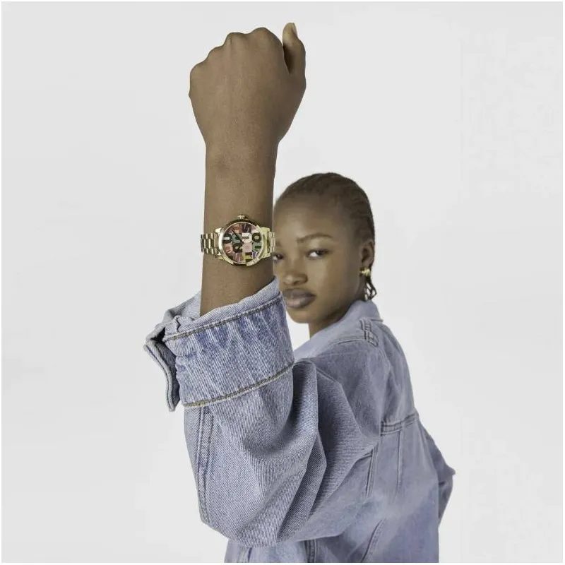 RELOJ TOUS MIMIC DORADO ESTAMPADO 200351011