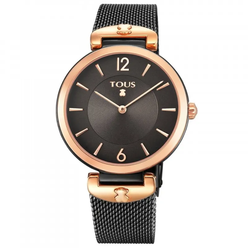 RELOJ TOUS SMESH BICOLOR ACERO IP ROSADO/IP NEGRO 700350300